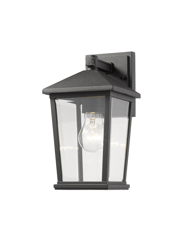 Z-Lite 568S-BK One Light Outdoor Wall Light, Black