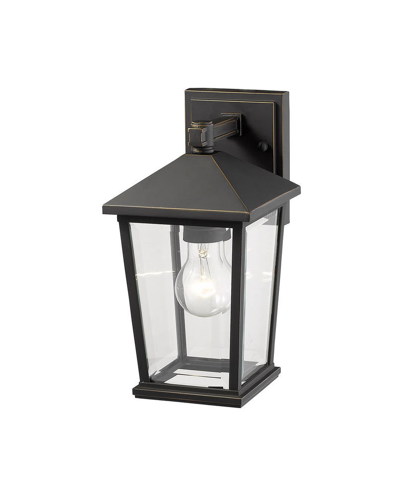Z-Lite 568S-ORB One Light Outdoor Wall Light, Oil Rubbed Bronze
