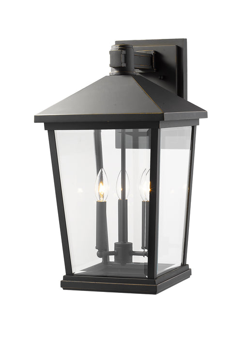 Z-Lite 568XL-ORB Three Light Outdoor Wall Light, Oil Rubbed Bronze