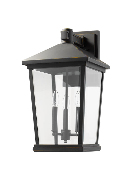 Z-Lite 568XL-ORB Three Light Outdoor Wall Light, Oil Rubbed Bronze