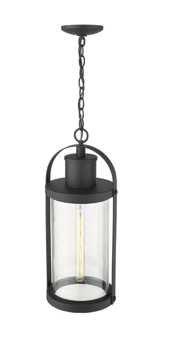 Z-Lite 569CHB-BK One Light Outdoor Chain Mount Ceiling Fixture, Black