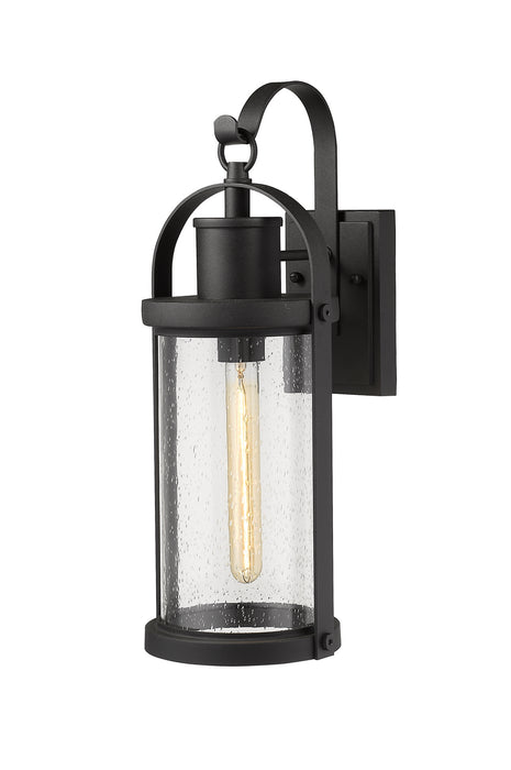 Z-Lite 569M-BK One Light Outdoor Wall Light, Black