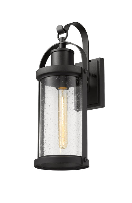 Z-Lite 569M-BK One Light Outdoor Wall Light, Black