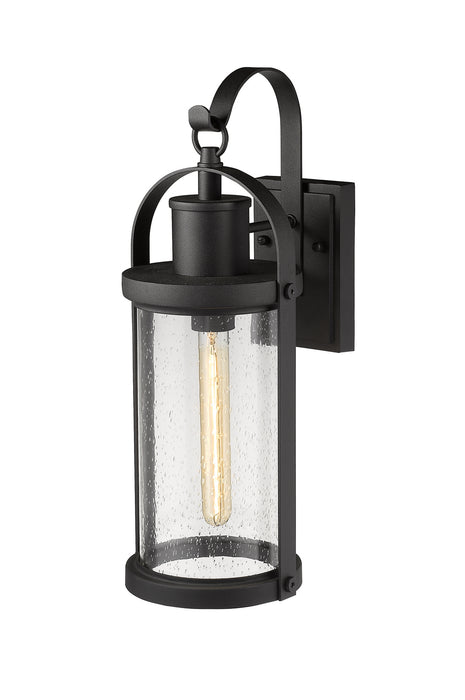 Z-Lite 569M-BK One Light Outdoor Wall Light, Black