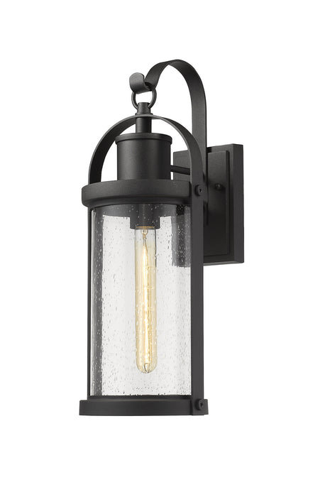 Z-Lite 569M-BK One Light Outdoor Wall Light, Black
