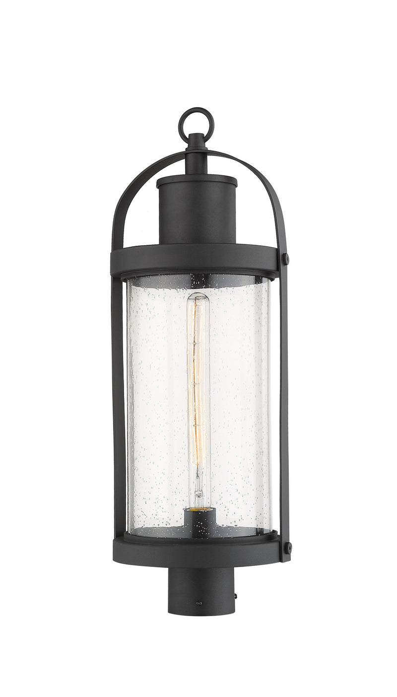 Z-Lite 569PHB-BK One Light Outdoor Post Mount Fixture, Black