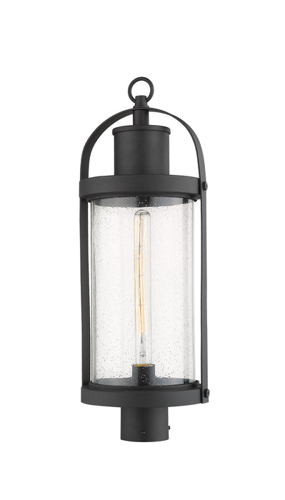 Z-Lite 569PHB-BK One Light Outdoor Post Mount Fixture, Black