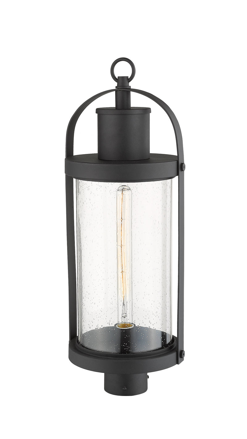 Z-Lite 569PHB-BK One Light Outdoor Post Mount Fixture, Black