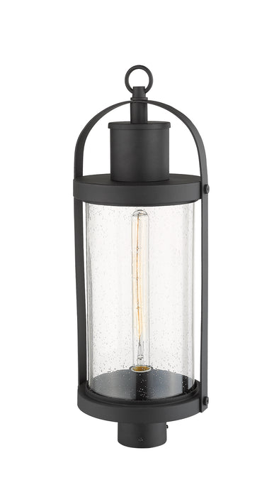 Z-Lite 569PHB-BK One Light Outdoor Post Mount Fixture, Black