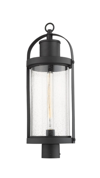 Z-Lite 569PHB-BK One Light Outdoor Post Mount Fixture, Black