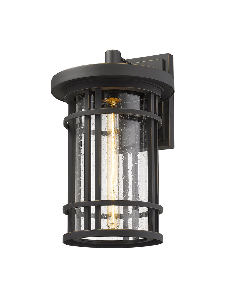 Z-Lite 570B-ORB One Light Outdoor Wall Light, Oil Rubbed Bronze