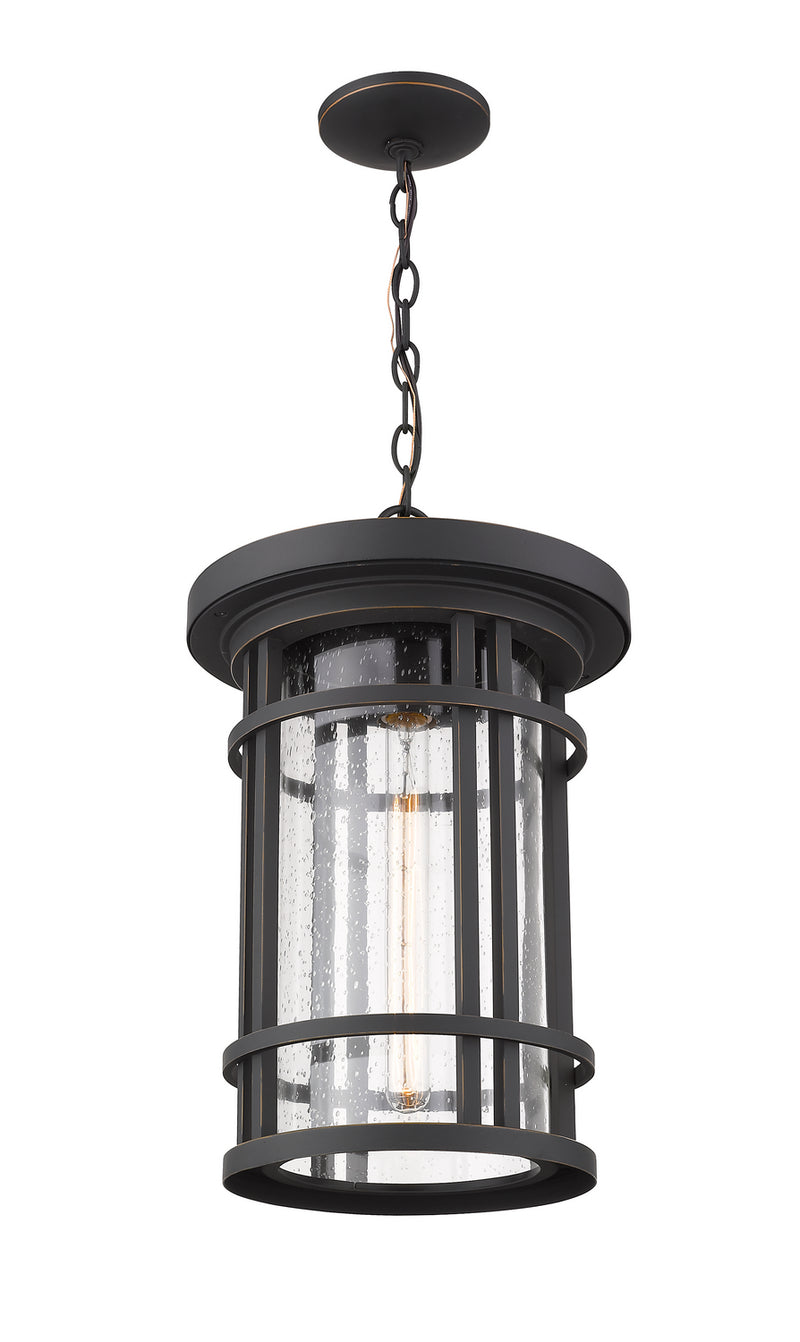 Z-Lite 570CHXL-ORB One Light Outdoor Chain Mount Ceiling Fixture, Oil Rubbed Bronze