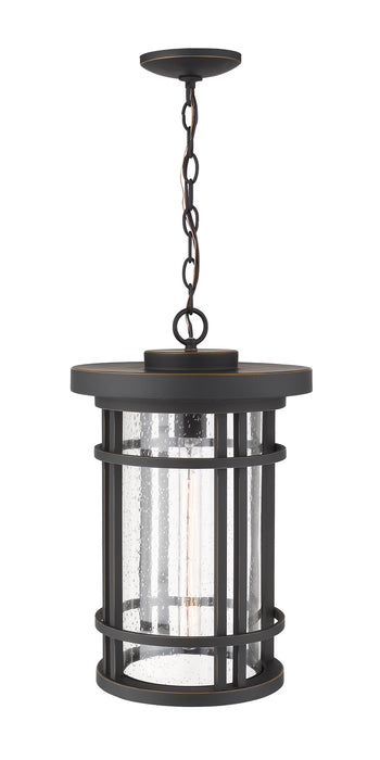 Z-Lite 570CHXL-ORB One Light Outdoor Chain Mount Ceiling Fixture, Oil Rubbed Bronze