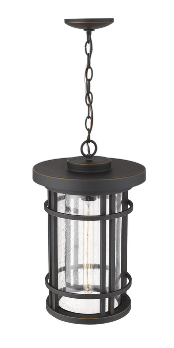 Z-Lite 570CHXL-ORB One Light Outdoor Chain Mount Ceiling Fixture, Oil Rubbed Bronze