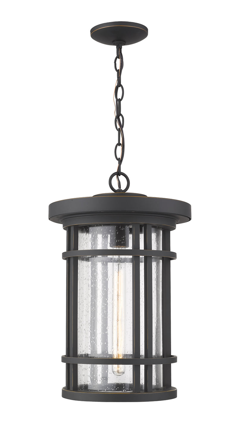 Z-Lite 570CHXL-ORB One Light Outdoor Chain Mount Ceiling Fixture, Oil Rubbed Bronze
