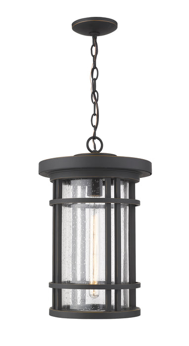 Z-Lite 570CHXL-ORB One Light Outdoor Chain Mount Ceiling Fixture, Oil Rubbed Bronze