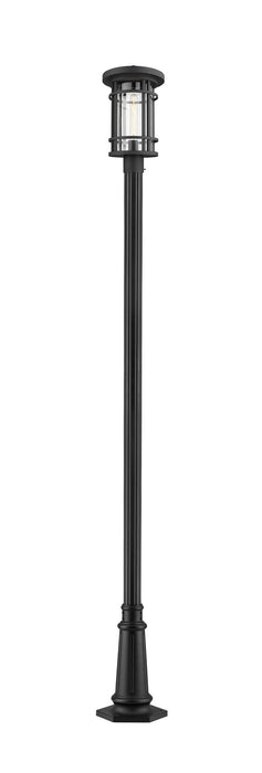 Z-Lite 570PHB-557P-BK One Light Outdoor Post Mount, Black