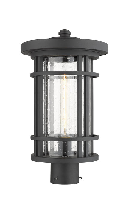 Z-Lite 570PHB-BK One Light Outdoor Post Mount Fixture, Black