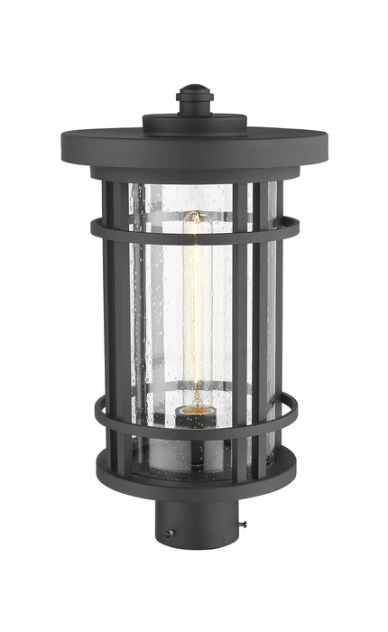 Z-Lite 570PHB-BK One Light Outdoor Post Mount Fixture, Black