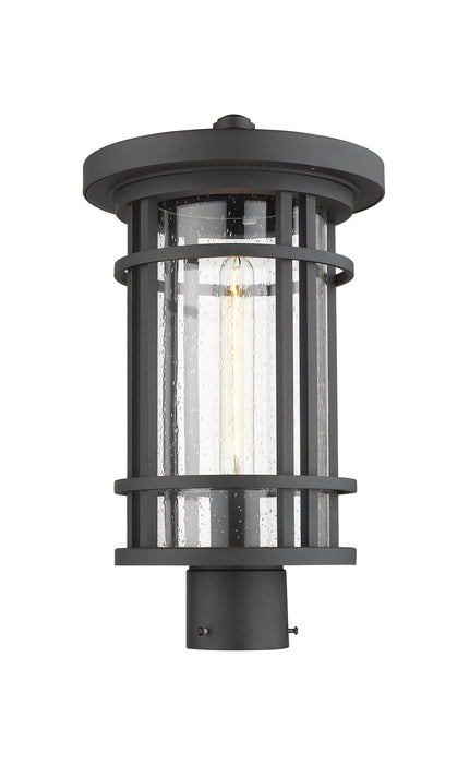 Z-Lite 570PHB-BK One Light Outdoor Post Mount Fixture, Black