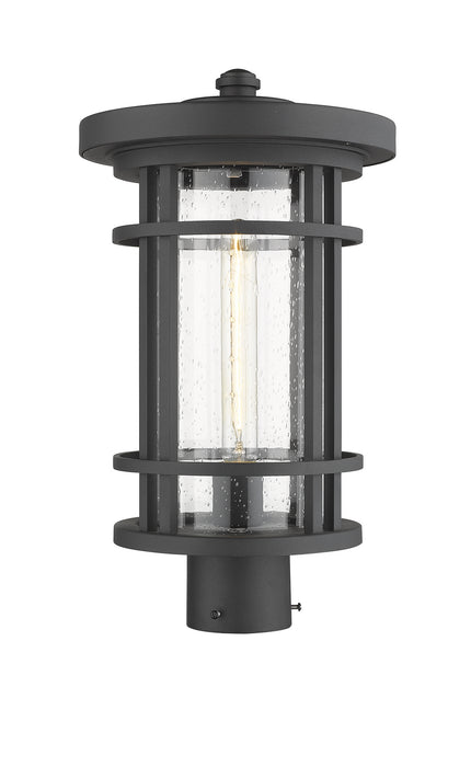 Z-Lite 570PHB-BK One Light Outdoor Post Mount Fixture, Black