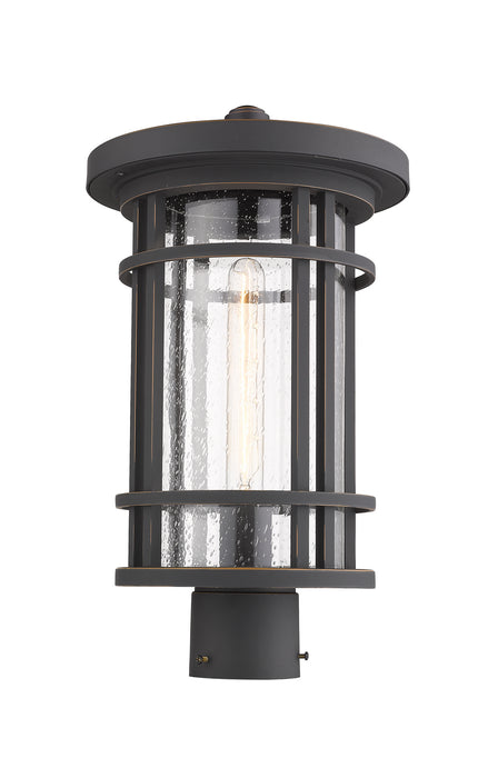 Z-Lite 570PHB-ORB One Light Outdoor Post Mount Fixture, Oil Rubbed Bronze