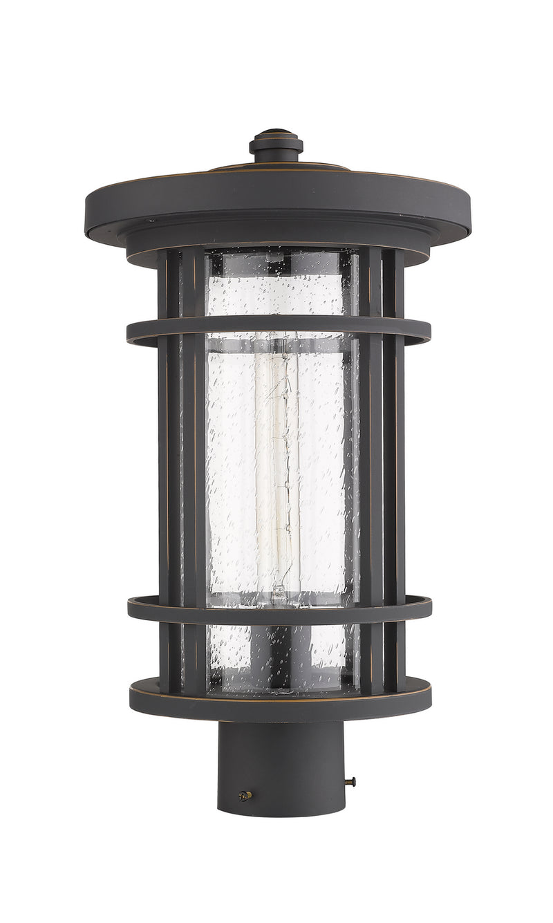 Z-Lite 570PHB-ORB One Light Outdoor Post Mount Fixture, Oil Rubbed Bronze