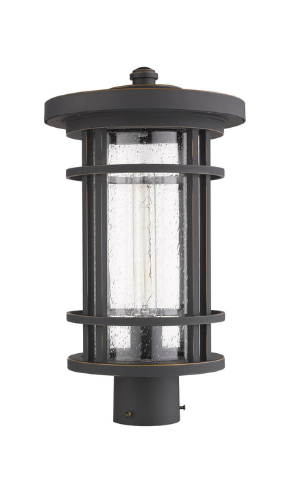 Z-Lite 570PHB-ORB One Light Outdoor Post Mount Fixture, Oil Rubbed Bronze