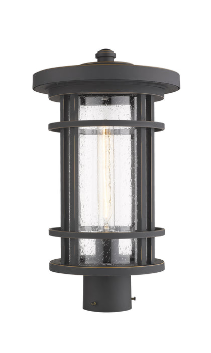 Z-Lite 570PHB-ORB One Light Outdoor Post Mount Fixture, Oil Rubbed Bronze