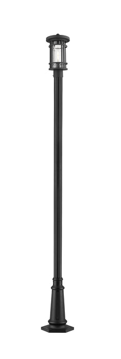 Z-Lite 570PHM-557P-BK One Light Outdoor Post Mount, Black