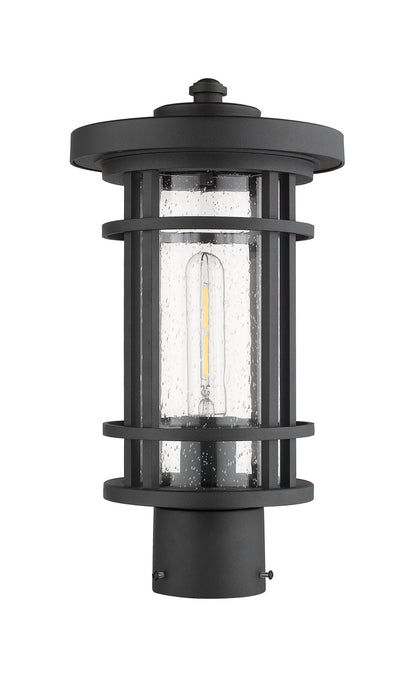 Z-Lite 570PHM-BK One Light Outdoor Post Mount Fixture, Black