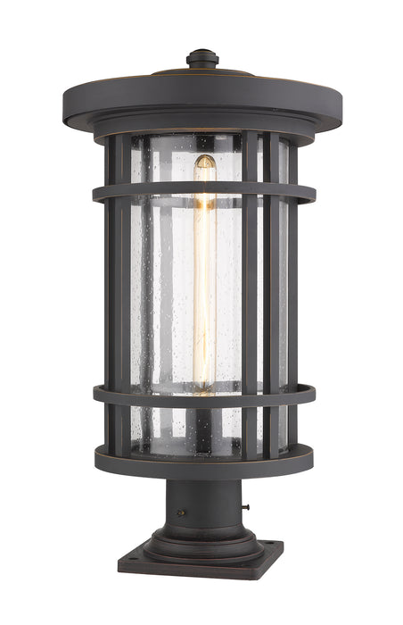Z-Lite 570PHXL-533PM-ORB One Light Outdoor Pier Mounted Fixture, Oil Rubbed Bronze