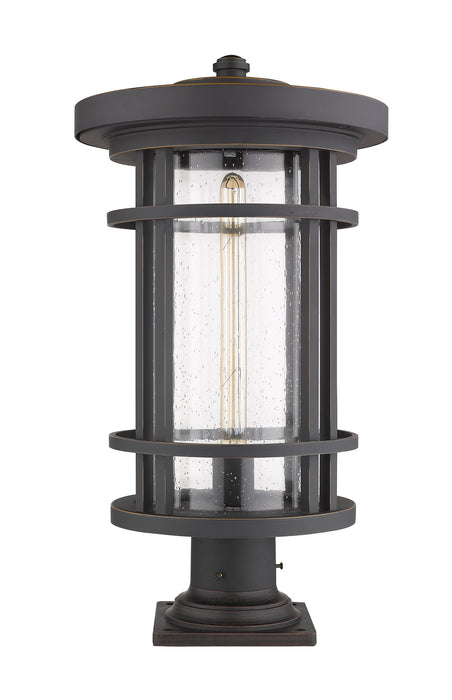 Z-Lite 570PHXL-533PM-ORB One Light Outdoor Pier Mounted Fixture, Oil Rubbed Bronze