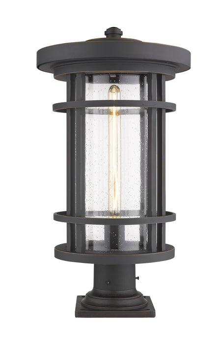 Z-Lite 570PHXL-533PM-ORB One Light Outdoor Pier Mounted Fixture, Oil Rubbed Bronze