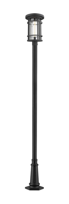 Z-Lite 570PHXL-557P-BK One Light Outdoor Post Mount, Black