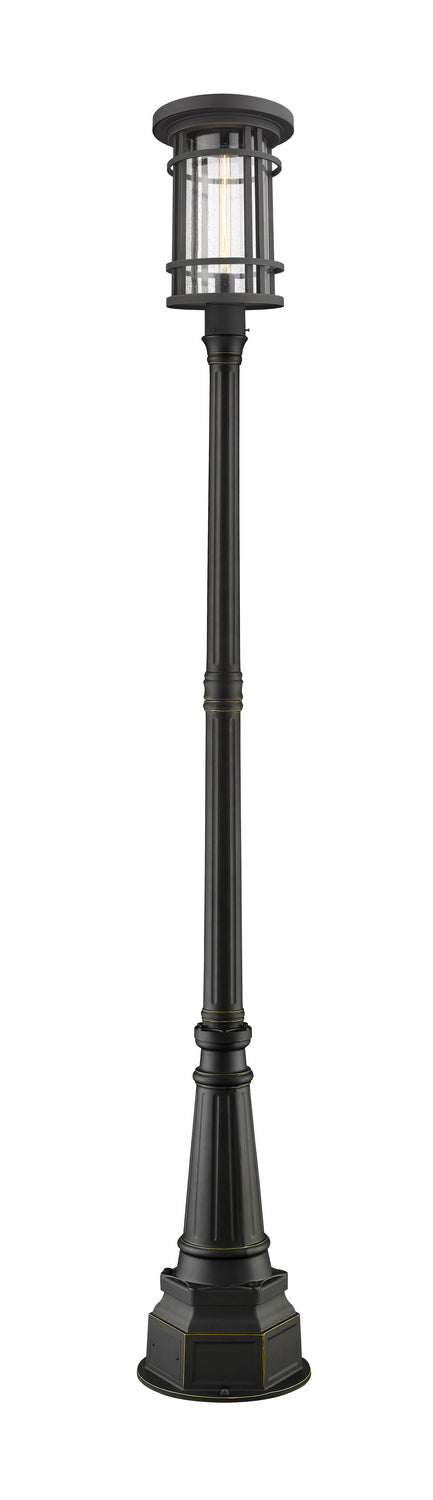 Z-Lite 570PHXL-564P-ORB One Light Outdoor Post Mounted Fixture, Oil Rubbed Bronze
