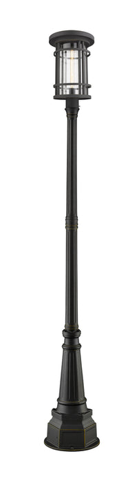 Z-Lite 570PHXL-564P-ORB One Light Outdoor Post Mounted Fixture, Oil Rubbed Bronze