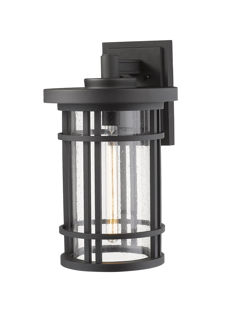 Z-Lite 570XL-BK One Light Outdoor Wall Light, Black