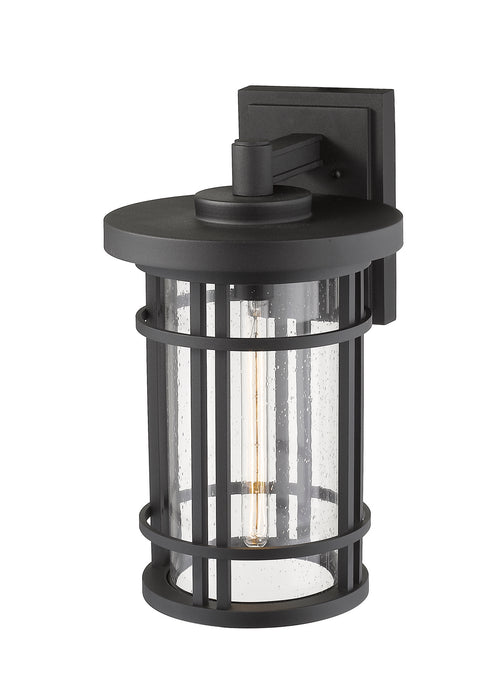 Z-Lite 570XL-BK One Light Outdoor Wall Light, Black