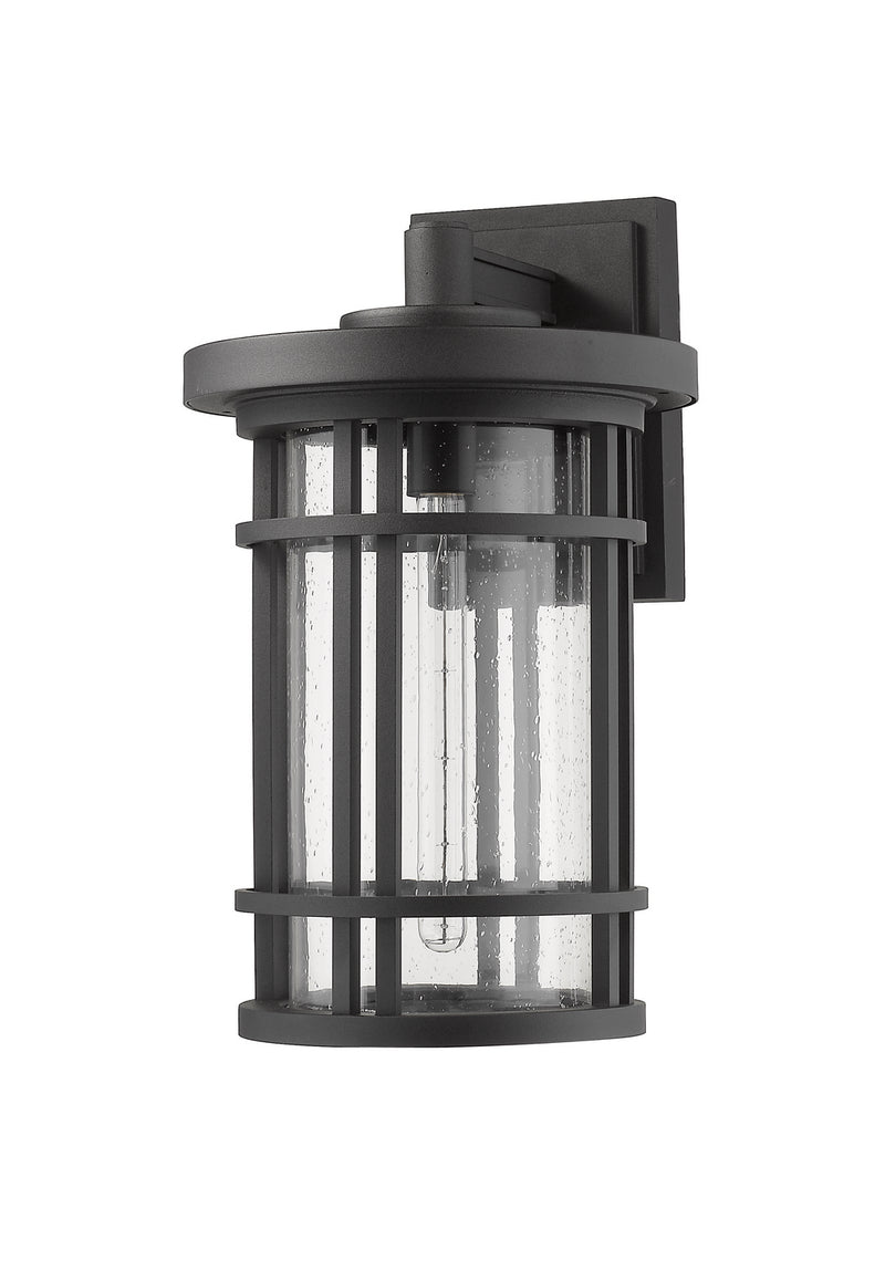 Z-Lite 570XL-BK One Light Outdoor Wall Light, Black