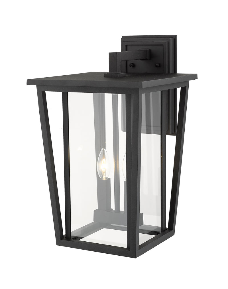 Z-Lite 571B-BK Two Light Outdoor Wall Sconce, Black