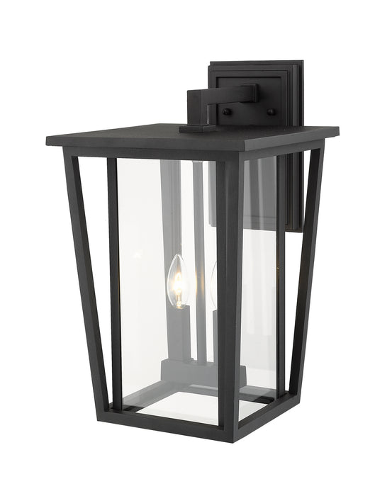 Z-Lite 571B-BK Two Light Outdoor Wall Sconce, Black