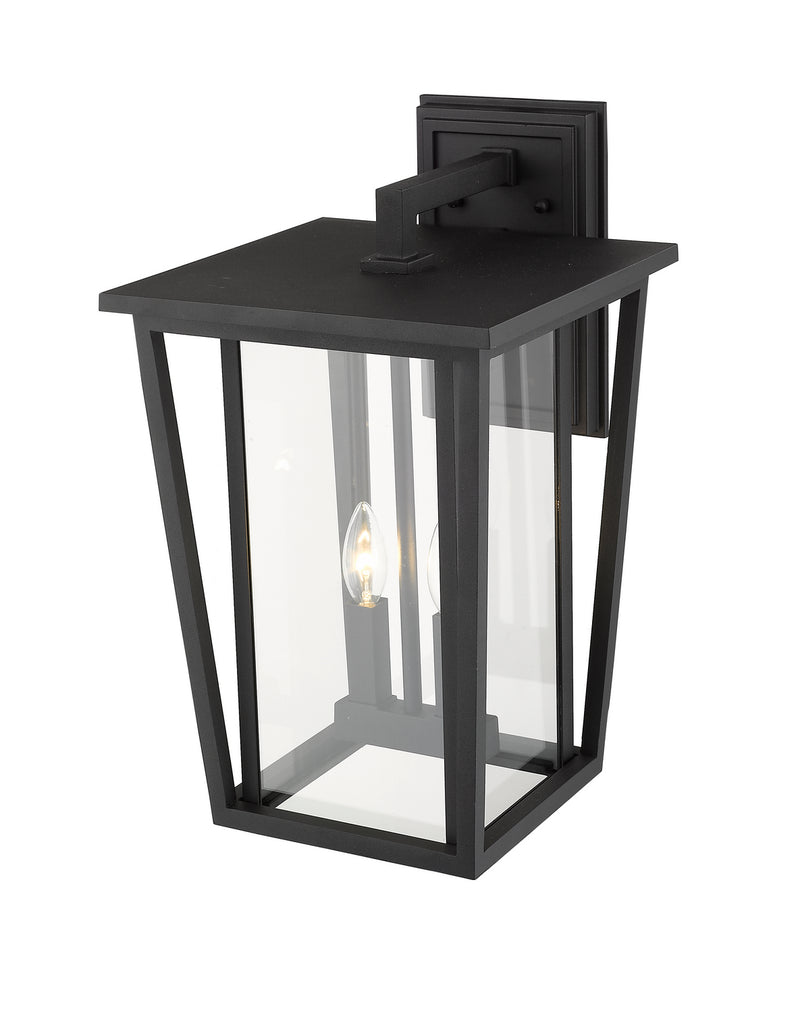 Z-Lite 571B-BK Two Light Outdoor Wall Sconce, Black