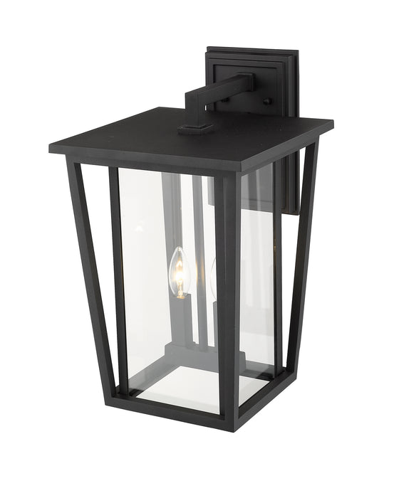 Z-Lite 571B-BK Two Light Outdoor Wall Sconce, Black