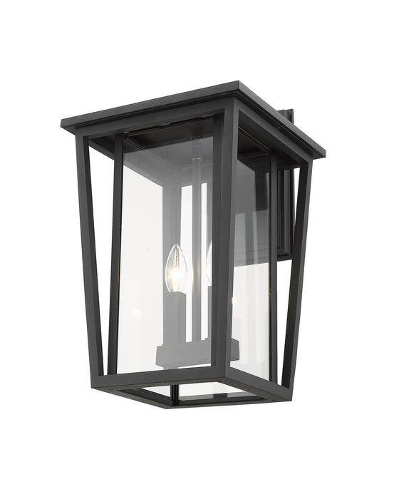 Z-Lite 571B-BK Two Light Outdoor Wall Sconce, Black