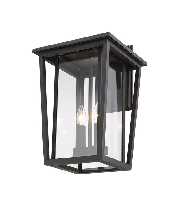 Z-Lite 571B-ORB Two Light Outdoor Wall Sconce, Oil Rubbed Bronze