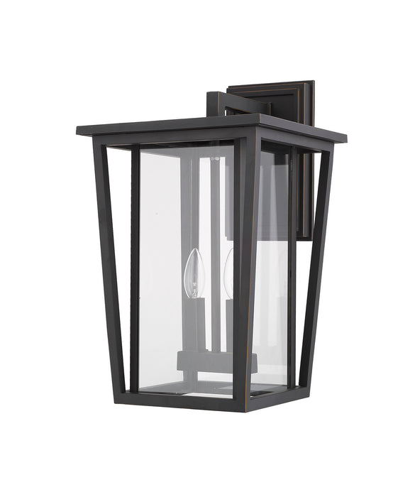 Z-Lite 571B-ORB Two Light Outdoor Wall Sconce, Oil Rubbed Bronze