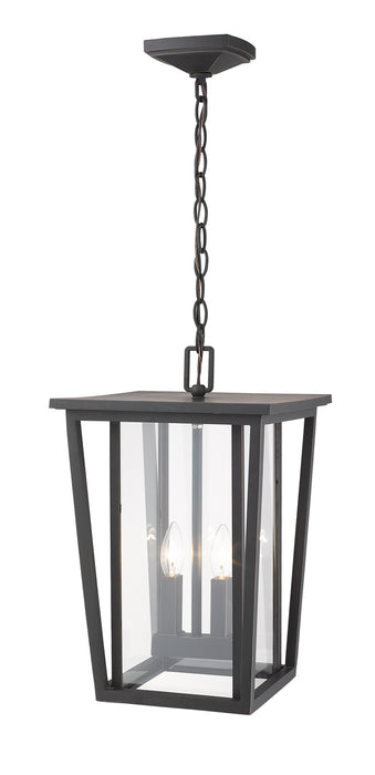 Z-Lite 571CHB-ORB Two Light Outdoor Chain Mount Ceiling Fixture, Oil Rubbed Bronze