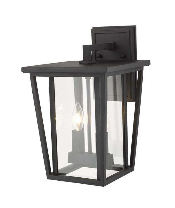 Z-Lite 571M-BK Two Light Outdoor Wall Sconce, Black