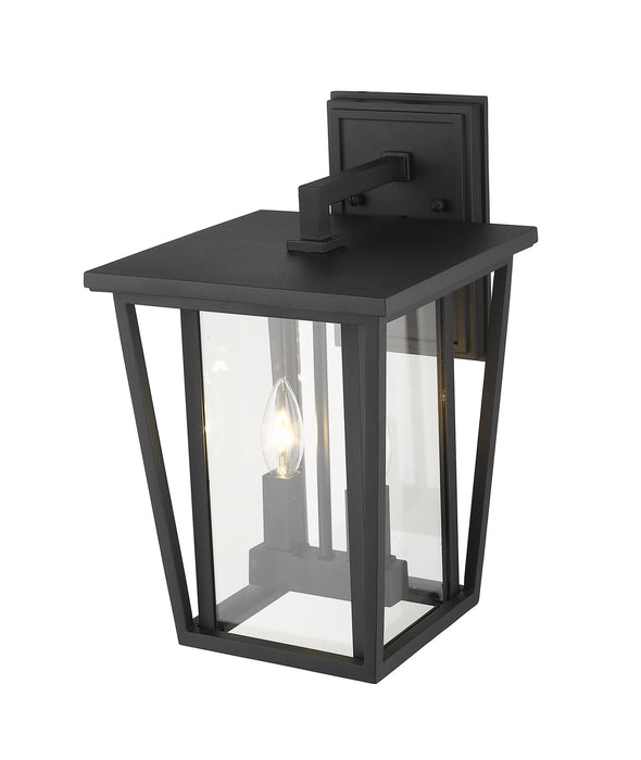Z-Lite 571M-BK Two Light Outdoor Wall Sconce, Black